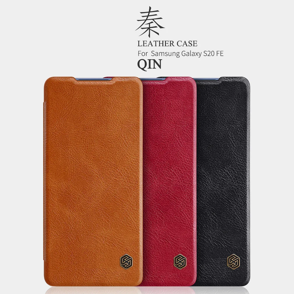 For Samsung Galaxy S20 FE case Nillkin Qin PU Luxury Flip leather back cover wallet case For Samsung S20 Fan Edition 5G