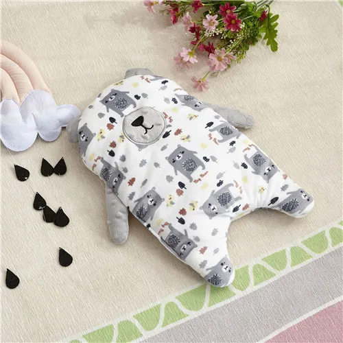 bear Подушка в горошек для защиты головы, подушка для новорожденных, детские подушки с принтом животных, хлопковая детская подушка для сна, позиционер, Прямая поставка - Цвет: bear