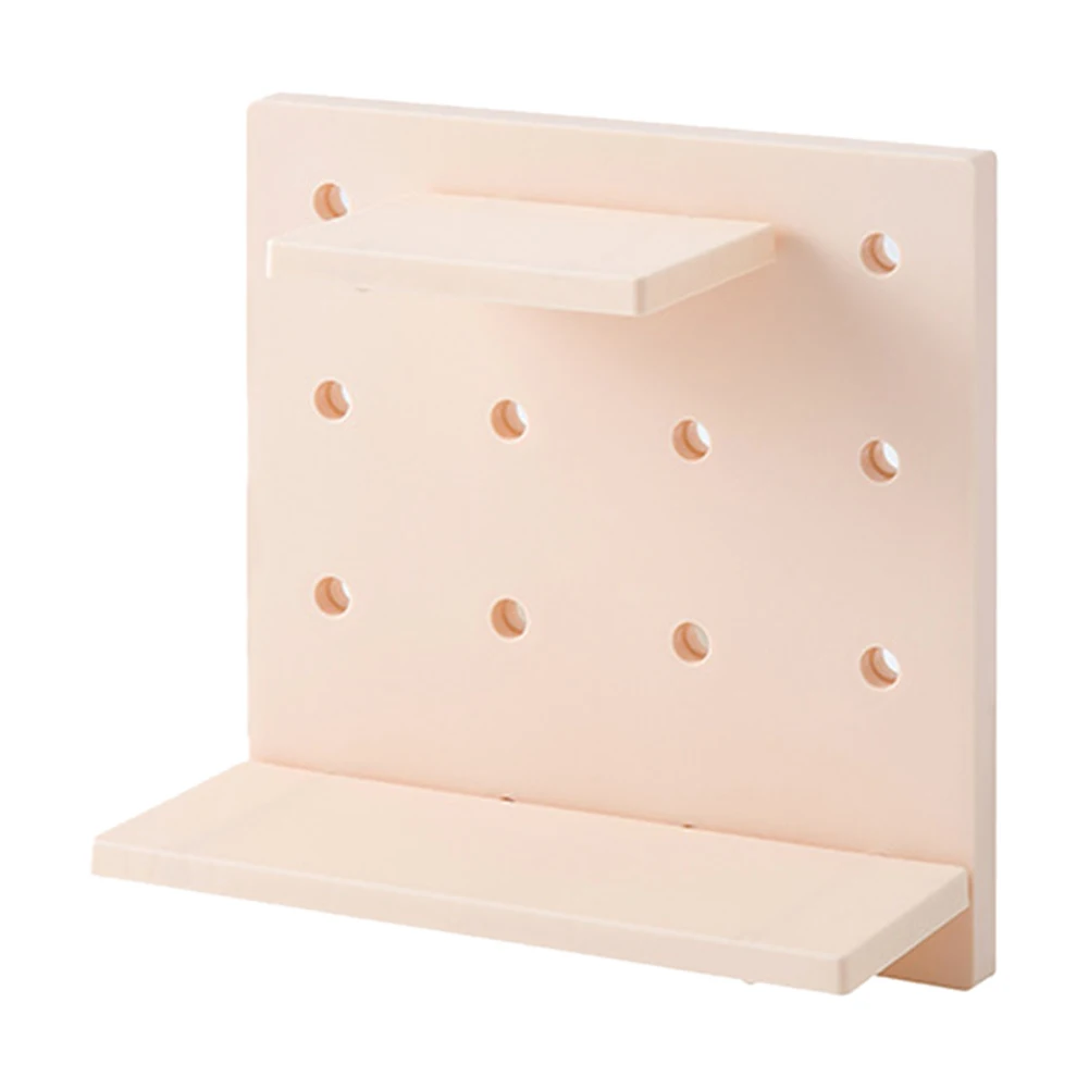 Нескользящая Pegboard пробойник, домашний декор, клейкая дырочная доска, ПП настенная полка для кухни, ванной комнаты, демонстрационная стойка для спальни, гостиной