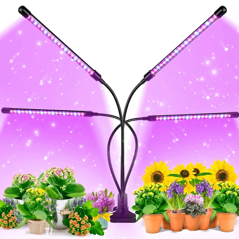 

Full Spectrum Phytolamps USB LED Grow Light with Remote Control 40W Desktop Clip Phyto Lamps for Plants Seedling Flower Grow Box