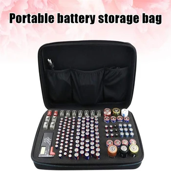 

Hard Battery Organizer Storage Box Shockproof Waterproof Explosionproof Carrying Case Holder Bag Hogard