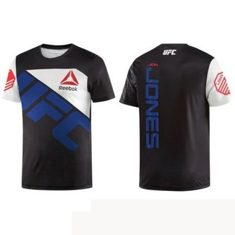 

T shirt sportwear suit mens MMA TRUNKS Sublimated print bjj boxing rashguard jiu jitsu gi rash guard breathable muay free ship