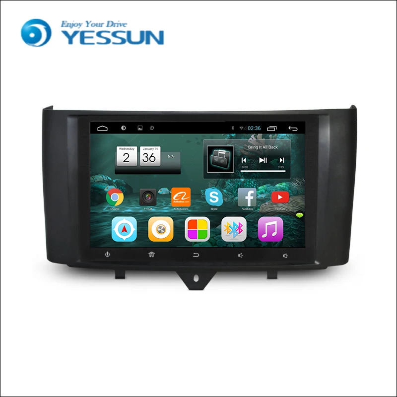 YESSUN Android радио автомобильный dvd-плеер для Benz Smart 2010 ~ 2015 стерео мультимедиа GPS