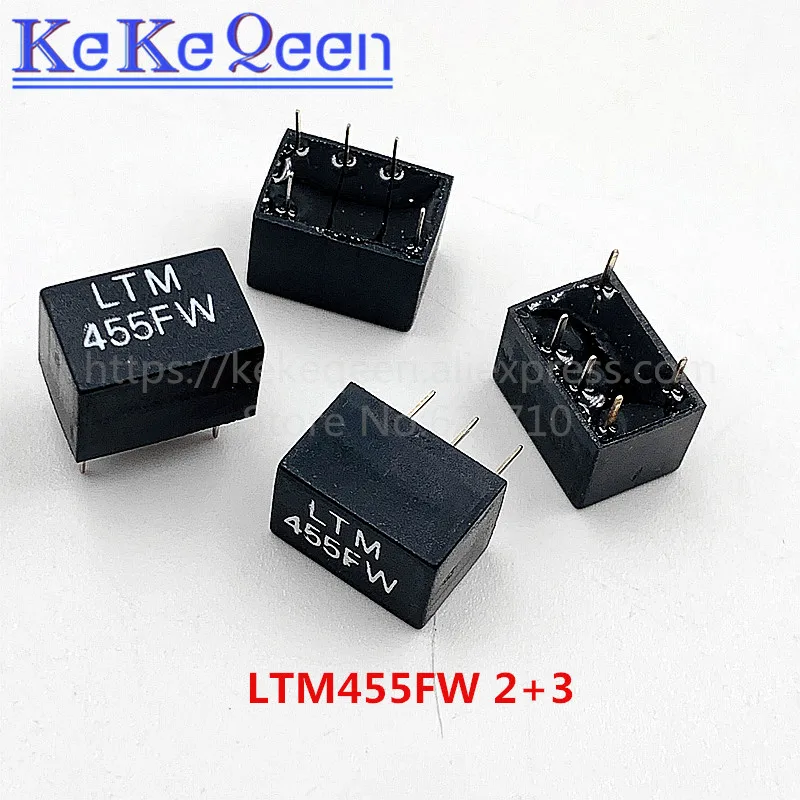 

10PCS/LOT LTM455FW LTM455F 455 455F 455FW 2+3 5Pin DIP-5 455KHz NEW Original Signal relay