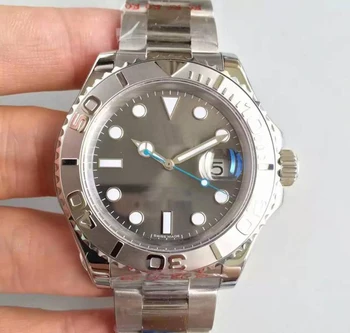 

Fashion men's watch Black 40mm sapphire steel hand automatic mechanical stainless steel watch