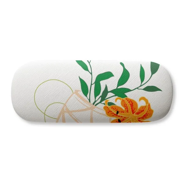 

China Traditional Culture Art Pattern Glasses Case Eyeglasses Clam Shell Holder Storage Box