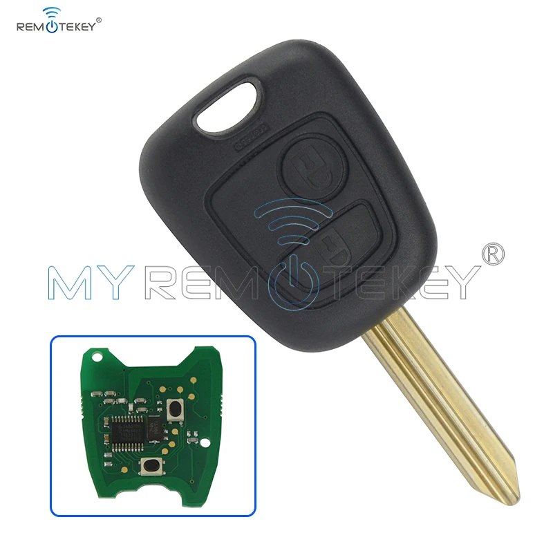 Remote key 2 Button 433 mhz ID46 electronic chip for Citroen Xsara Picasso Berlingo 2002 2003 2004 2005 2006 2007 2008 remtekey