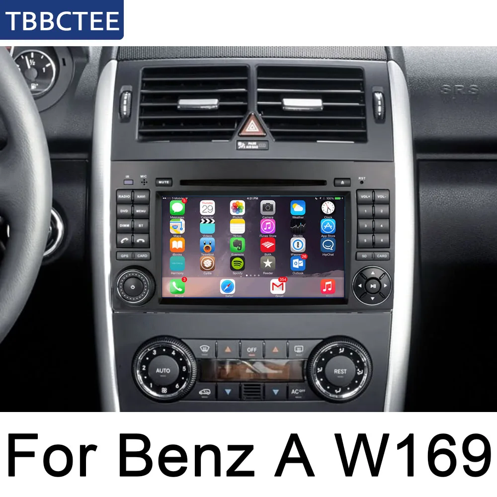 Perfect For Mercedes Benz A class W169 2004~2012 NTG Car DVD multimedia Player GPS Navigation Android System Radio Audio Video WIFI 1