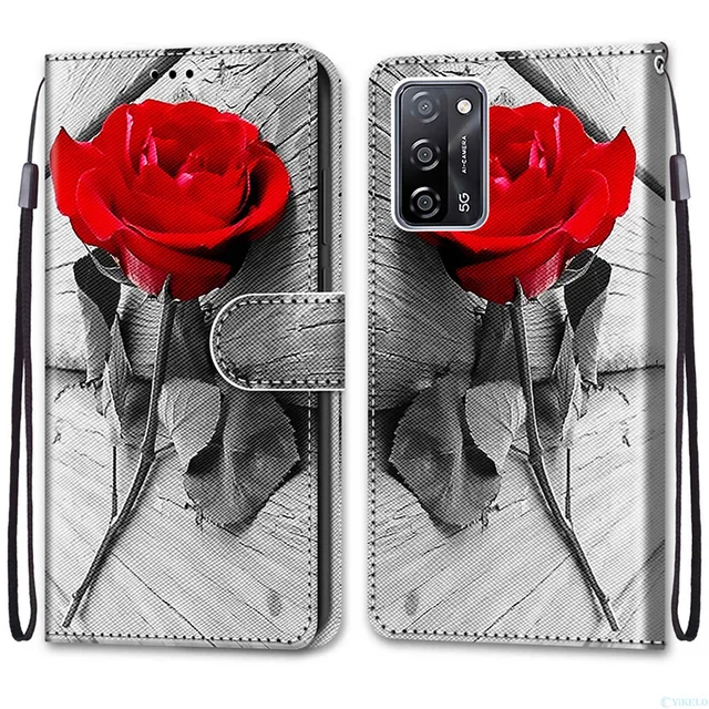 Custodia Pelle OPPO A5 A9 A11 A16 A53 A54 A55 A56 Find X3 X5 Custodia Portafoglio Per OPPO: In Pelle Sintetica, Con Supporto, Tasca Carte, Compatibile Molti Modelli Custodia Multifunzione OPPO - Foto 10