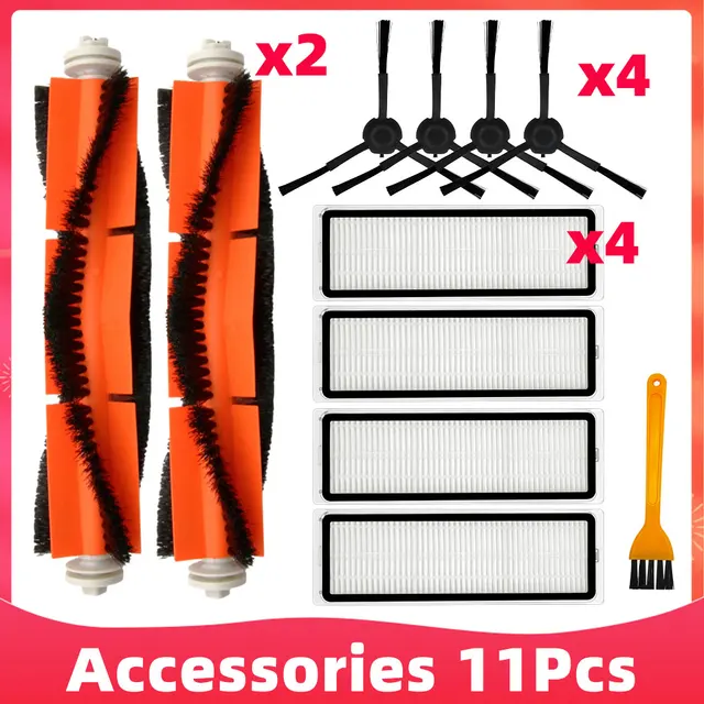 Main Side Brush Mop Cloths Hepa Filter For Xiaomi Dreame D9 Dreame Bot L10 Pro Trouver Robot LDS Vacuum-Mop Finder Spare Parts Set 21