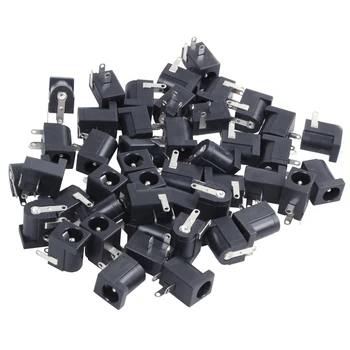 

45 Pcs DC Power Jack Socket 2.1mm x 5.5mm Barrel-Type PCB Mount DC-005