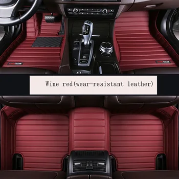 

Custom leather car floor mat For Jeep Grand Cherokee Wrangler Compass Patriot Commander Auto floor mat