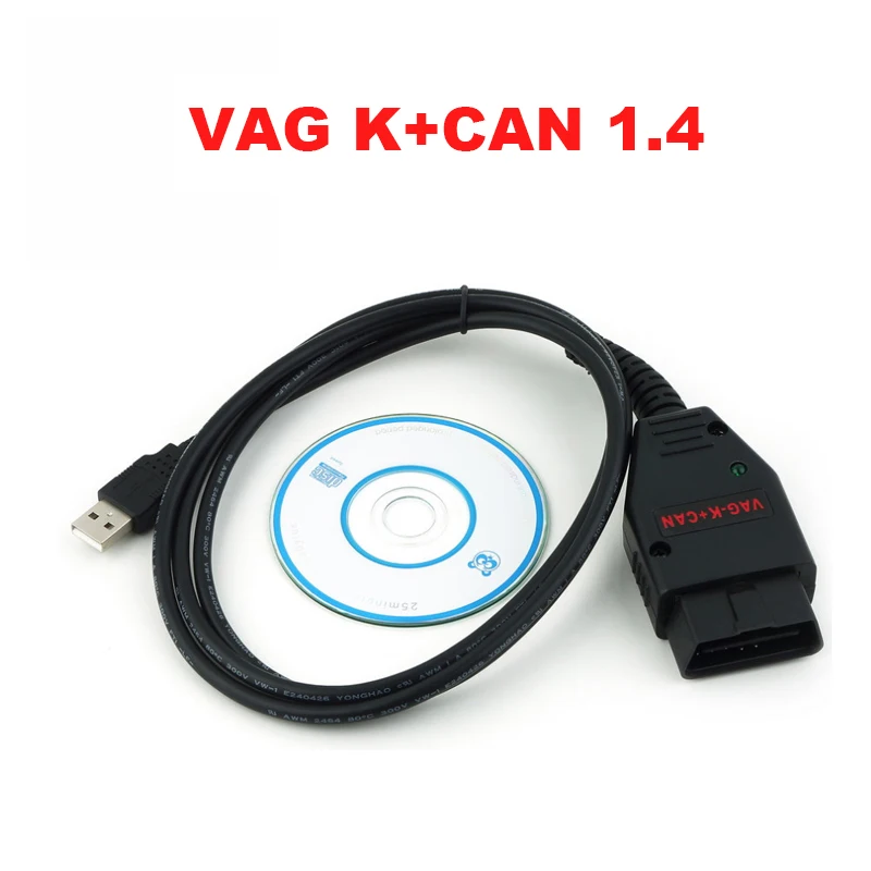 Бесплатная доставка диагностический кабель VAG K CAN COMMANDER 1 4 OBD2 Commander + Can для Seat For