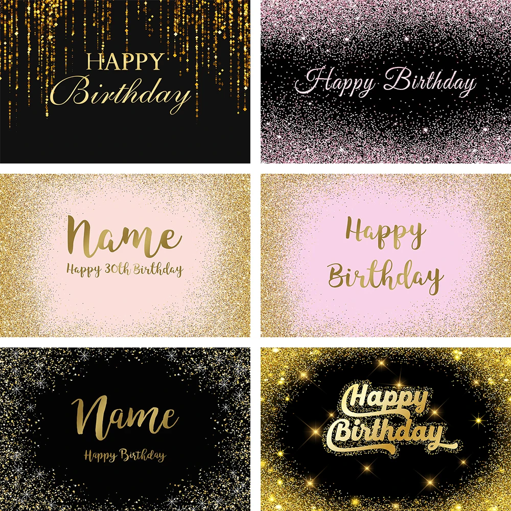 Mehofond Photography Background Glitter Gold Pink Birthday Party Adults Party Decor Photophone Photo Backdrop Photo studio