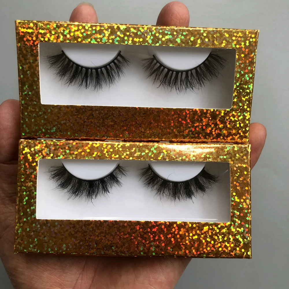 Mikiwi FN Natural Mink Lashes 10-12MM Super Fluffy Short Eyelashes Faux Cils GB Popular Messy Lashes Less Hair Faux Lashes