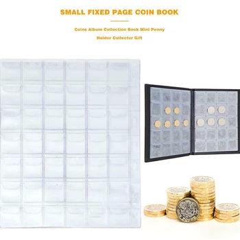 

10 Pcs Coins Album Collection Book Inner Pages Mini Pence Folder Holder Gift for Collector J8