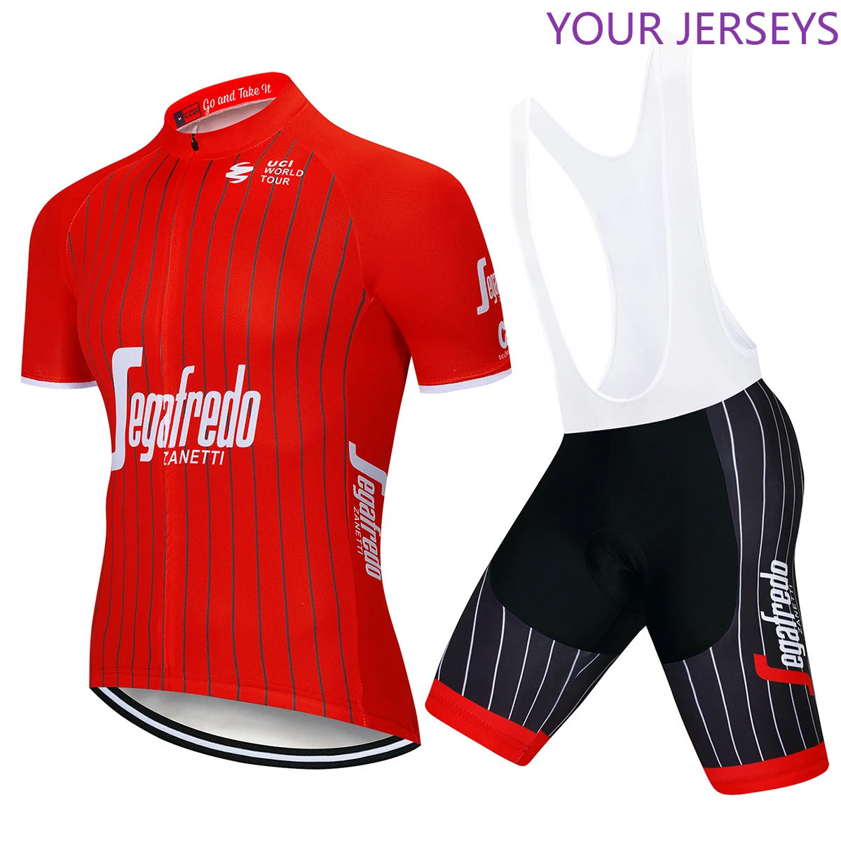 

2020 RED TERKKING Team Summer Pro Sporting Racing UCI World Tour Pro Cycling Jersey Bike Shorts Set Ropa Ciclismo Bicycle Wear
