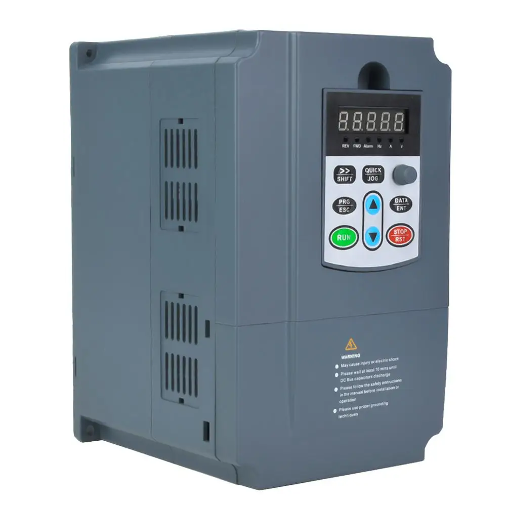Инвертор VFD 4 кВт 3 фазный преобразователь частоты фотоэлектрический/5D5P 380VAC 9A