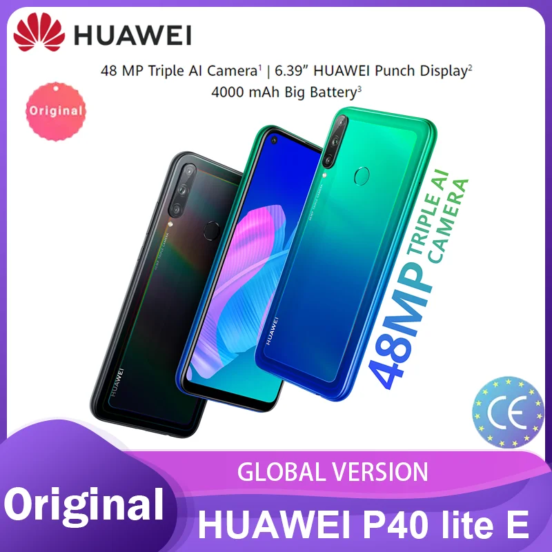Смартфон Huawei P40 lite E глобальная версия 4 Гб + 64 ГБ AI камеры 48 МП полный экран 6 39 дюйма