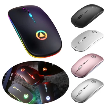 

1 PCS Rechargeable mouse wireless silent mouse LED backlit USB ergonomic optical desktop computer mouse Accessories for laptop