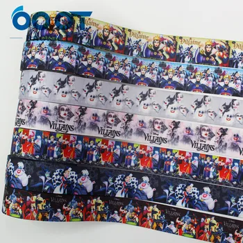 

OOOT BAORJCT I-191121-2509,25mm 10yards Halloween Cartoon Thermal transfer grosgrain Ribbons,Clothing DIY handmade material