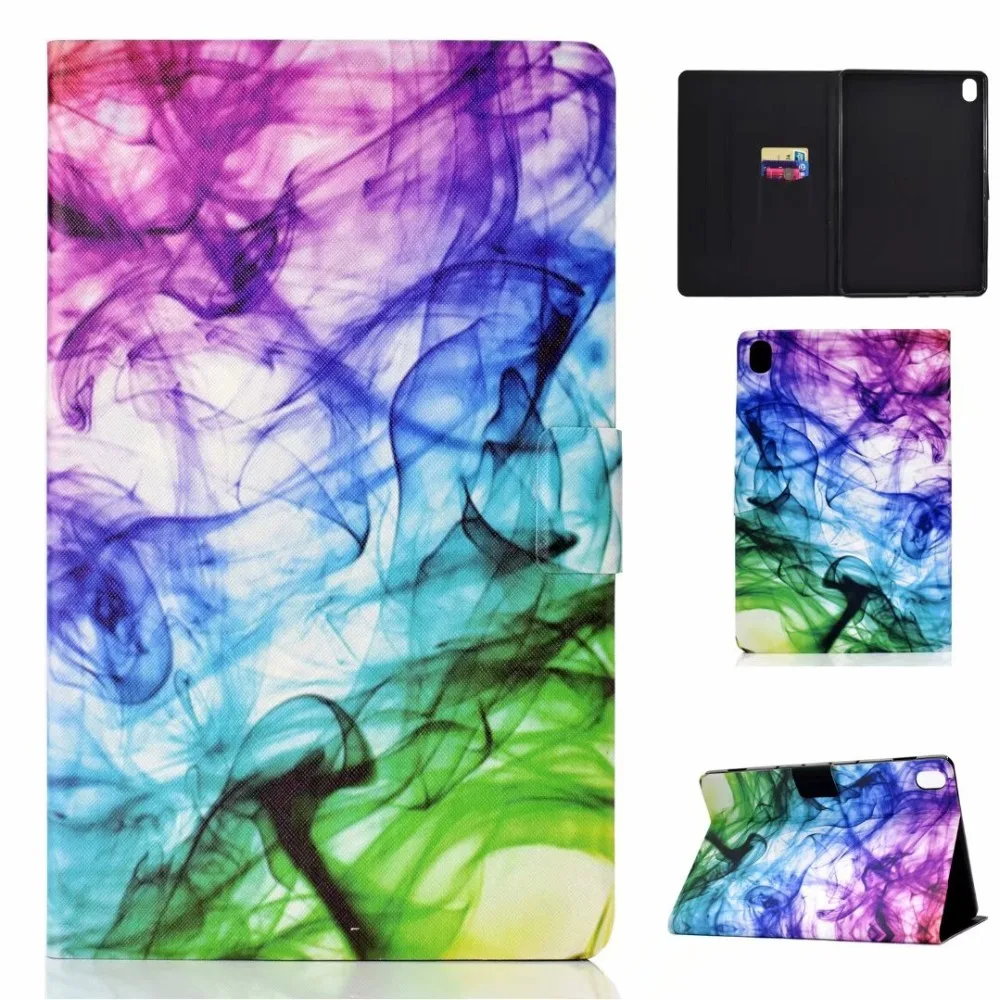 Lovely Children Cartoon PU Leather Magnet Smart Tablet Case for Huawei Mediapad M6 10.8 Inch Flip Stand Cover Funda+Pen
