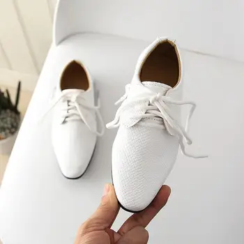 

New Leather Shoes Children Loafers Black Baby Toddler Flats Boys Student Kids Dress Casual Party Shoes Kids