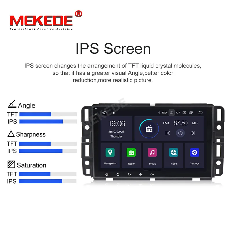 Flash Deal Car Multimedia Player Android 9.0 4+64G IPS DSP Car GPS radio player For GMC/Yukon/Savana/Sierra/Tahoe/Acadia/Chevrolet/Express 4
