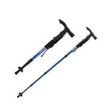 Поставка от производителя из Товары изогнутая рукоятка четырех секционный альпеншток с пятью лампа складной выдвижной трость для престарелых Цвет Mixt