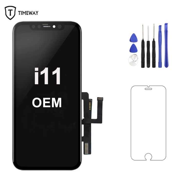 100% протестированный ЖК дисплей Pantalla для iPhone 11 11pro экран дигитайзер Pro Max LCD|Экраны