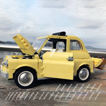 

960pcs Building Blocks Compatible For Lepining 10271 FIATed 500 City Car Creator Series Model Children Kids Christmas Gift Toys