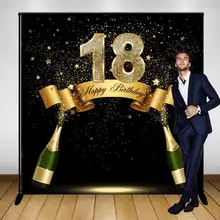DORCEV 10x6.5ft 50th Happy Birthday Backdrop Fifty Years Old Lady Birthday Party Celebrate 50th Anniversary Background Gold Sparkly Bokeh Spot Gold High Heeled Shose Pearl Diamond Photo Studio Props