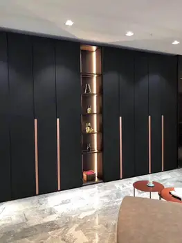 

matte lacqure black wardrobe walking closet customized furniture nordic furniture order size color china closet modern wardrobe
