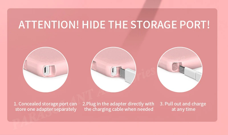 10000mAh Power Bank Portable Charging External Battery Power Bank Dual Usb Fast Charge Small Charging Treasure For Xiaomi