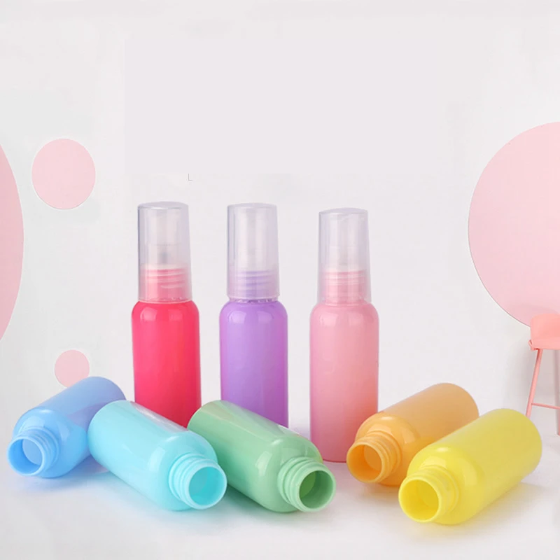 

Macaron Spray Sub-Bottle Cosmetic Packing Storage Accessory Multicolor Portable Security Organizer Women Travel Accessories