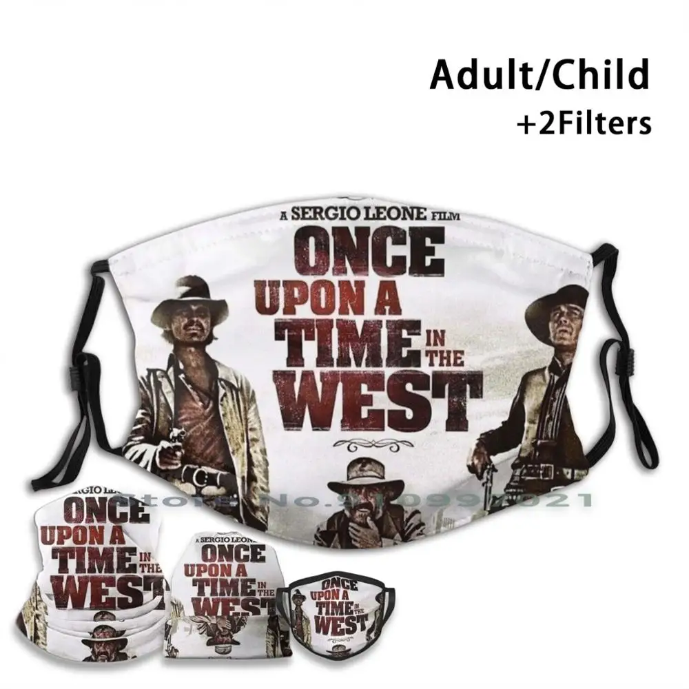 Многоразовая маска для лица Once Upon A Time In The West с фильтрами детей и взрослых |