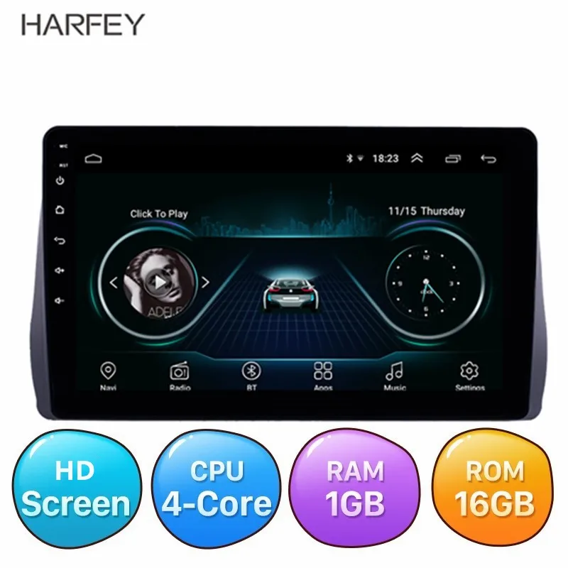 10,1 дюймов ips Android 8,1 2 DIN Авто Стерео для 2009-2011 2012 Toyota Wish Автомагнитола gps Navi Автомобильный мультимедийный плеер Bluetooth