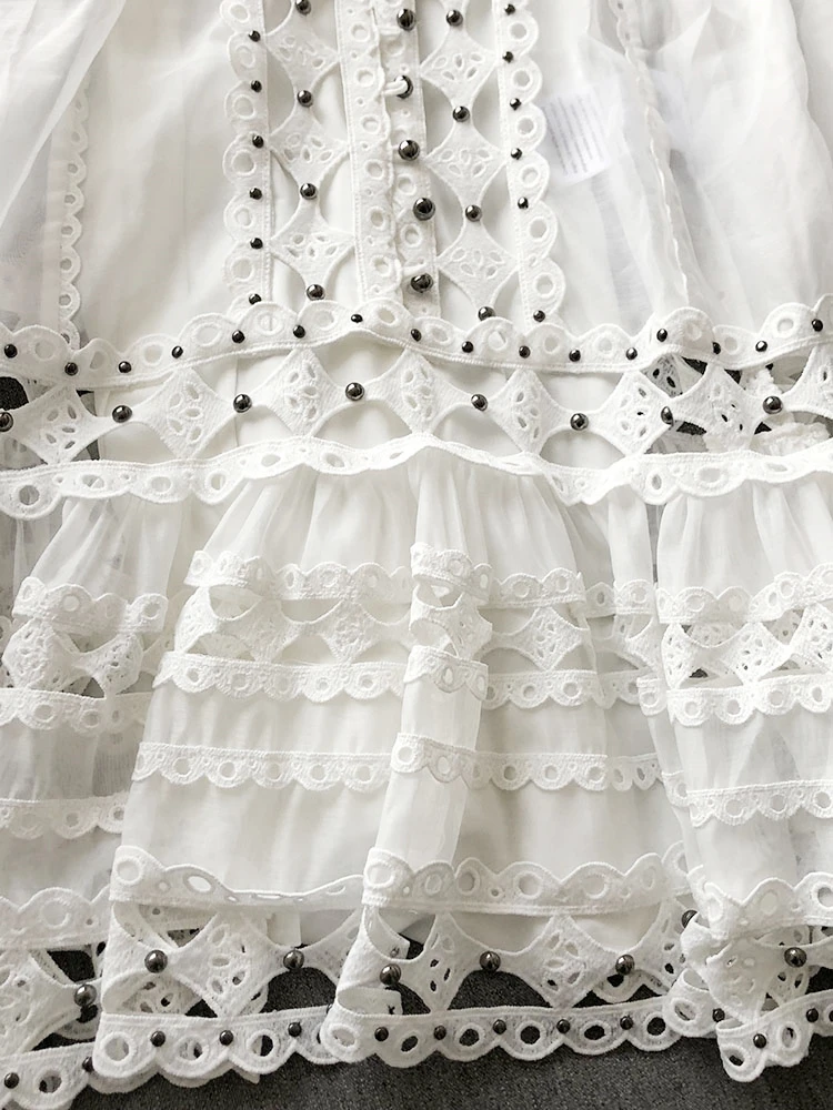 TESSCARA Beading Dress Shirt Image 14