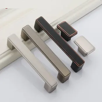

Practical Design Door Handles Wardrobe Drawer Pulls Kitchen Cabinet Knobs Handles for Furniture Handles Hardware Accessories