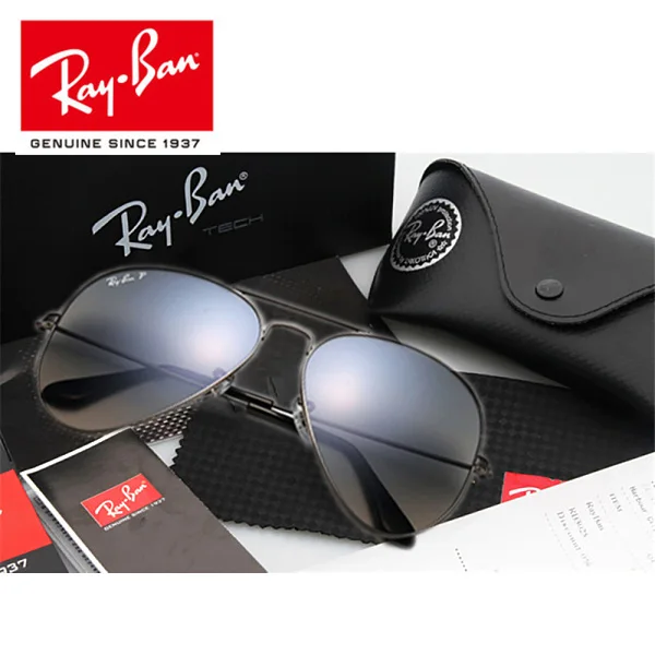 Лидер продаж, солнцезащитные очки RayBan RB3025 для мужчин/женщин, Ретро стиль, солнцезащитные очки Ray Ban Aviator RB3025