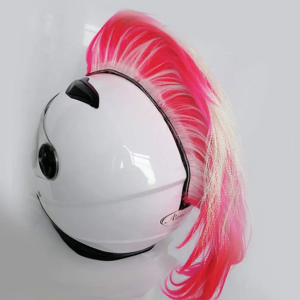 Motorcycle Helmet Adhesive Mohawk, Cool Helmet Decoration and Accessaries