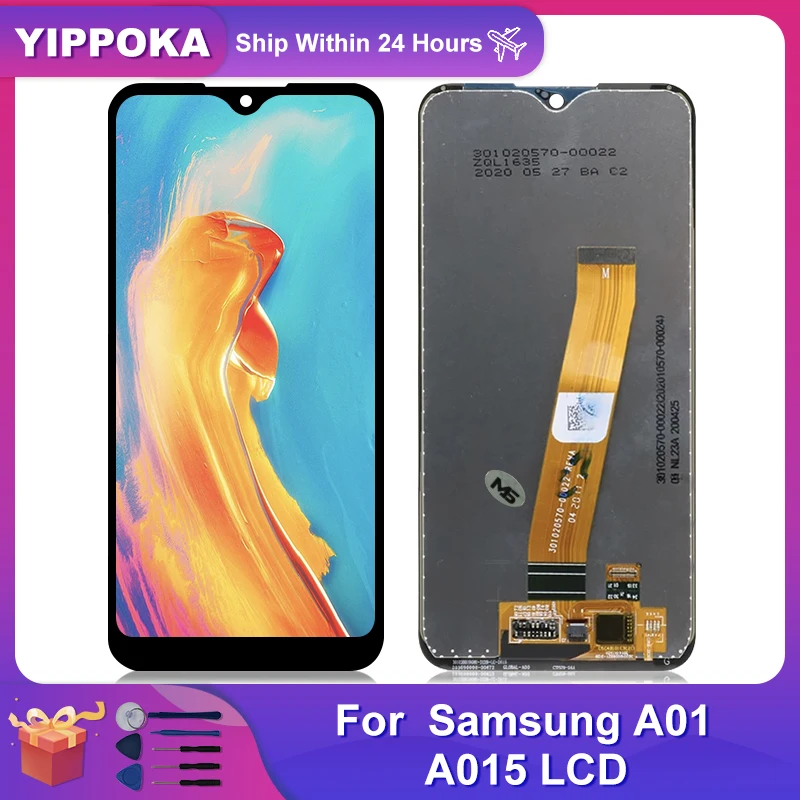 Дисплей 5 7 &quotдля Samsung Galaxy A01 A015F A015 ЖК-дисплей с сенсорным экраном и дигитайзером