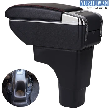 

For Datsun GO Armrest Box GO Plus Universal Car Central Armrest Storage Box cup holder ashtray modification accessories