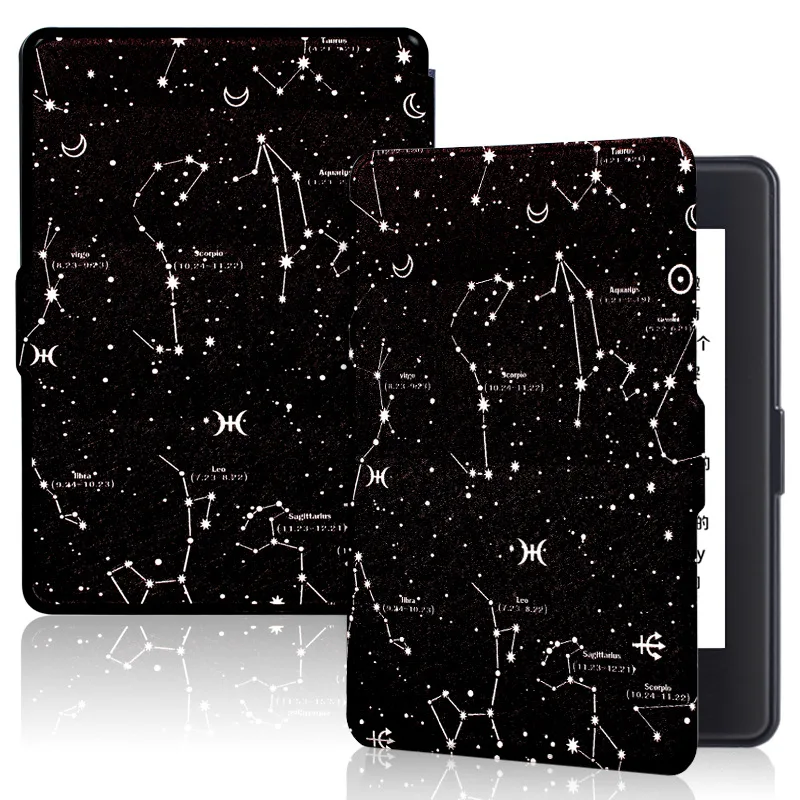 Constellation Чехол для Amazon Kindle 8-го поколения Смарт-оболочка кожаный флип ударопрочный защитный чехол для Kindle 8th чехол для планшета - Цвет: Constellation