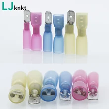 

Crimp type waterproof heat shrinkable insulated terminals Male and female spade quick disconnect connectors
