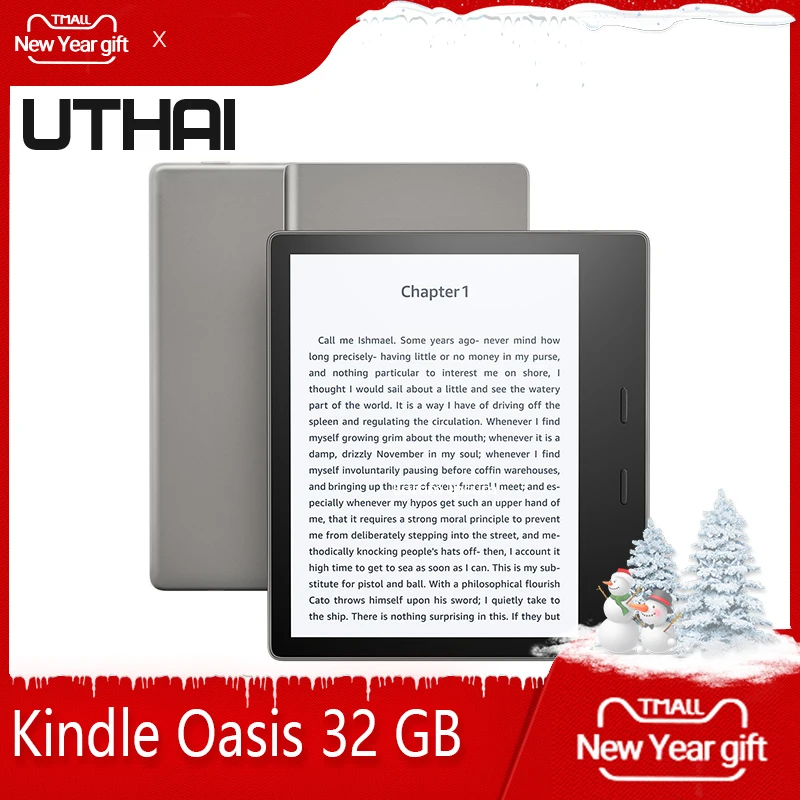 Новый Kindle Oasis 32 ГБ E reader 7 дюймовый дисплей высокого разрешения (300 ppi)