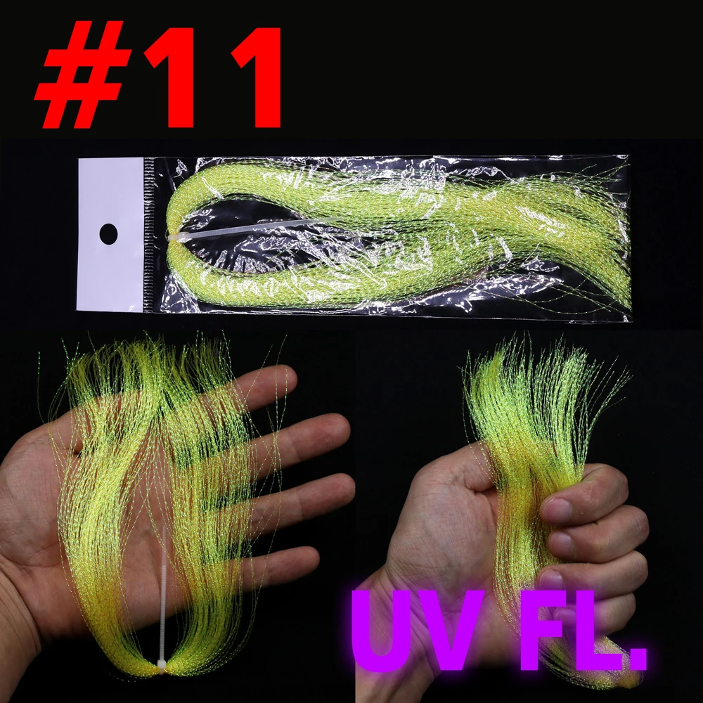 Isca de Pesca Jigging Cristal Flashabou Krystal Flash Fly Amarrando Streamer Ninfa Brilho 100paks 14 100paks isca de pesca jigging cristal flashabou