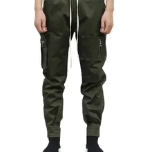 New style trends brand men loose sweatpants Han edition youth ins Harem Pants Beam Foot rope Male zipper pockets trousers