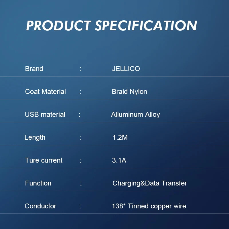 Зарядный кабель Jellico USB Type C со светодиодной подсветкой магнитный для iPhone Samsung