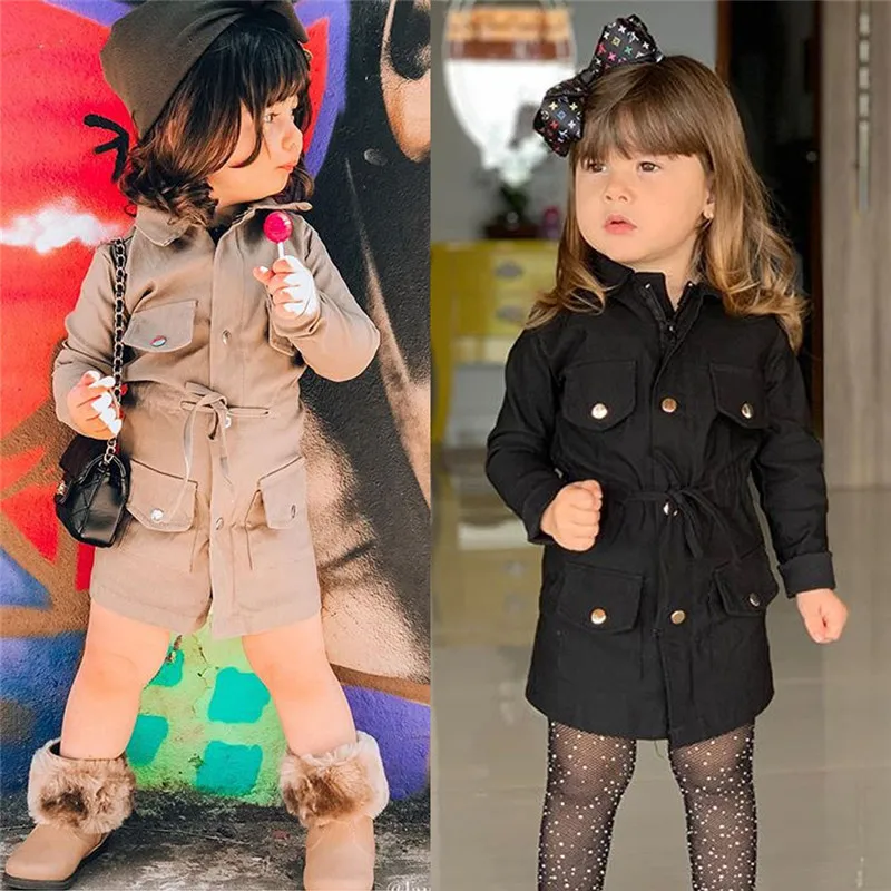 

Baby Girls Kid Jacket Coat Fall Windbreakers Warm Children Tops Suits Clothes
